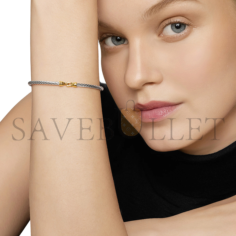 DAVID YURMAN BUCKLE CLASSIC CABLE BRACELET B09543 S8